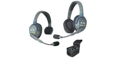 UltraLITE 2 person system w/ 2 Single Headsets, batt., chargeur