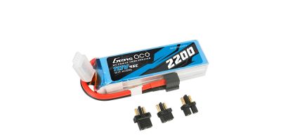 Gens ace Batterie LiPo 3S 11.1V-2200-45C (Multi) 106x34x24mm 190g