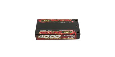 Gens ace Batterie Shorty 2S HV 7.6V-130C-4000 (4mm) 97x48x16mm 125g
