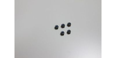 Ecrous Nylstop M3x4.3mm (5) Kyosho