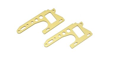 Plaques laterales avant Kyosho Turbo Optima (2) Gold