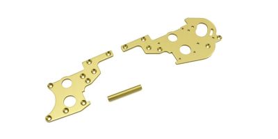 Plaques laterales arriere Kyosho Turbo Optima (2) Gold