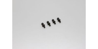 Rotule 4.8mm Courtes (4) ZX5-RB5-RB6-RB6.6-RB7-ZX7 Kyosho