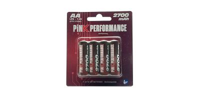 Pink Performance Batteries R6-AA Ni-Mh 2700Mah (4) 50x14mm 120g