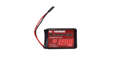 Pink Runner Tx LiPo 1S 3.7V-3200 pour Sanwa MT44 - MT5