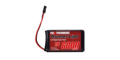 Pink Runner Tx LiPo 1S 3.7V-6000 pour Sanwa M17