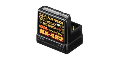 Recepteur Sanwa RX482 4 voies FH4 SSL Télémétrie antenne intégrée