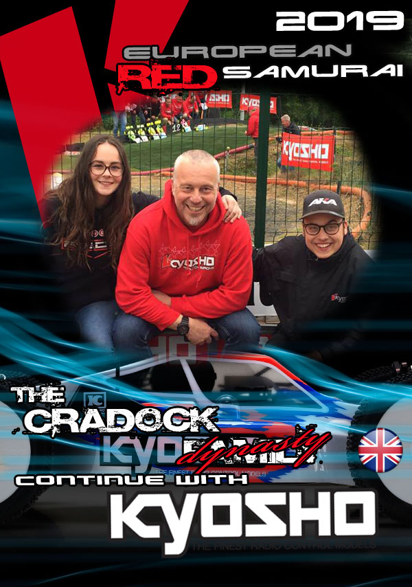 The Cradock Dynasty continues with Team Kyosho Europe