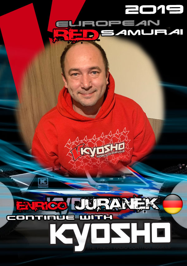 Enrico Juranek continues with Team Kyosho Europe