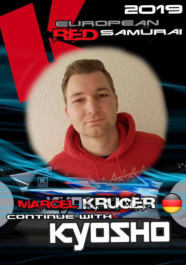 Marcel Krüger continues with Team Kyosho Europe