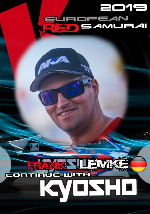 Frank Lemke continues with Team Kyosho Europe