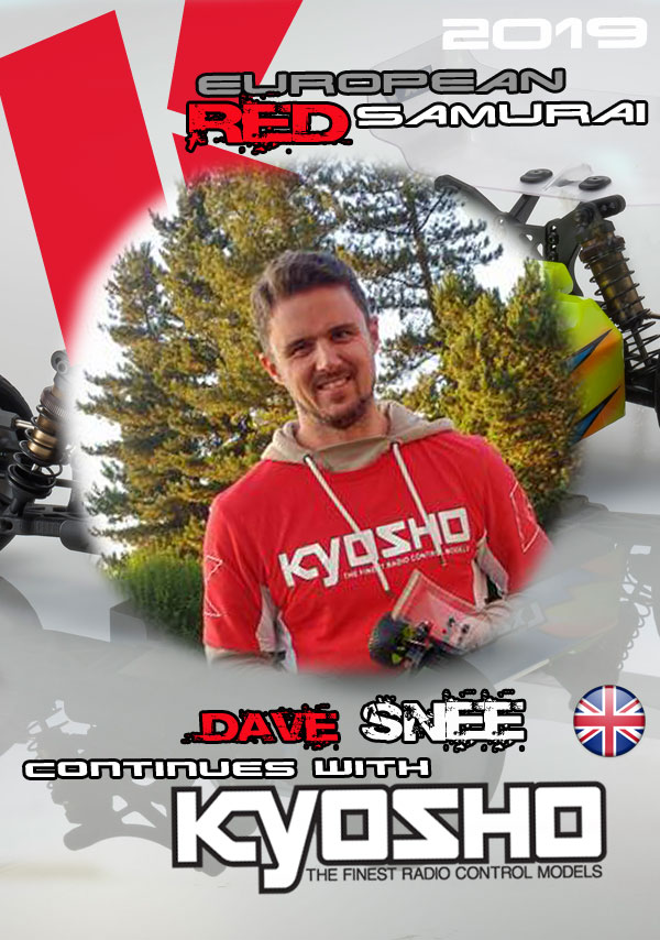 David Snee continues with Kyosho for 2019