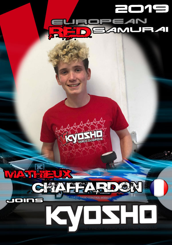 Mathieux Chaffardon joins Team Kyosho Europe