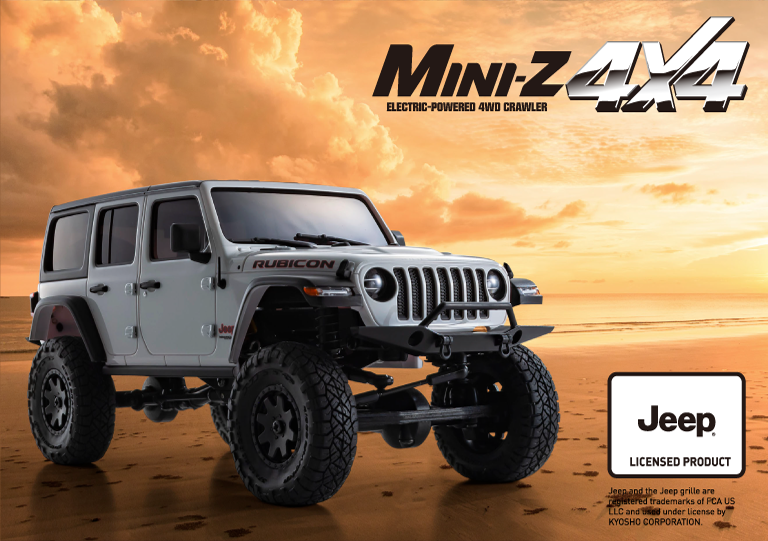 MINI-Z 4×4 Readyset Jeep Wrangler Unlimited Rubicon Kyosho - Radio Control